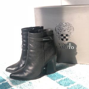 Vince Camuto Black Booties Size 8.5